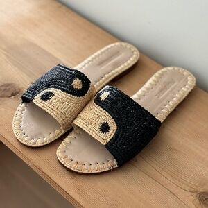 Folk Fortune Yin Yang Sandals